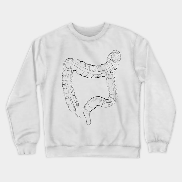 Colon Crewneck Sweatshirt by WendiStrangFrost